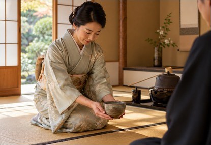 炉開き・日本の茶道（イメージ）
