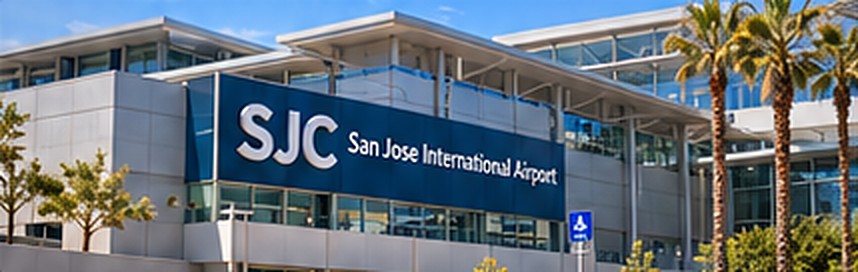 サンノゼ国際空港（SJC）のターミナル外観