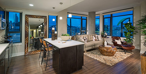 サンフランシスコ/アパート 1br 1ba 63㎡/ $3676/月〜