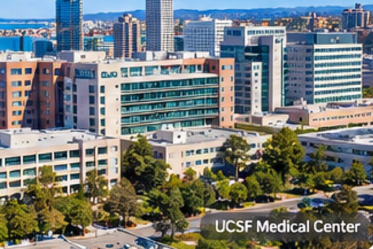 サンフランシスコのUCSF Medical Center周辺の街並み